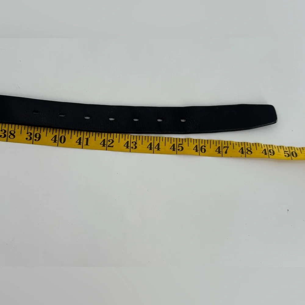 Perry Ellis Portfolio Black‎ Leather Belt 44